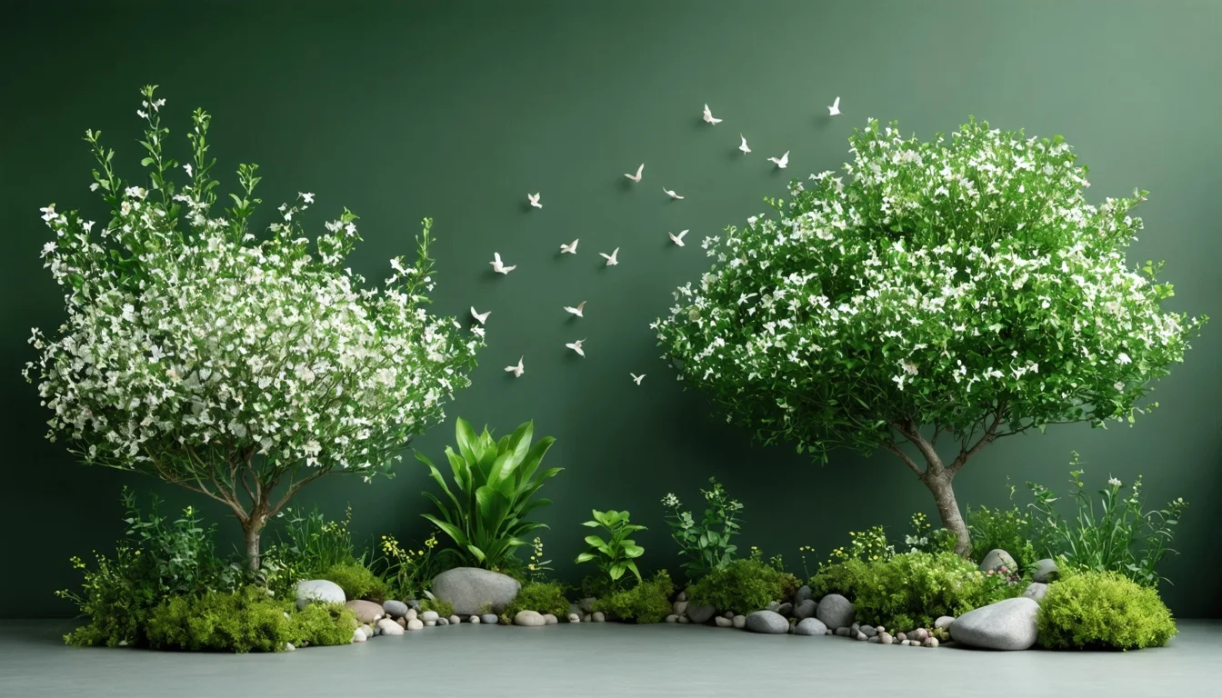 Utiliser cette liste pour composer vos massifs — Plantes à fleurs blanches : liste alphabétique illustrée